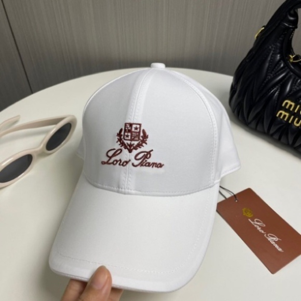 Loro Piana white baseball cap - Picture 2 of 8